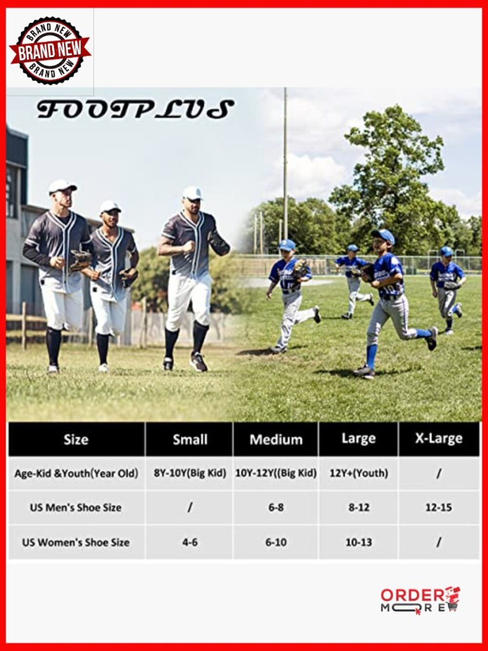 Over Knee High Athletic Socks for Baseball Soccer Rugby Unisex Sport Performance - Picture 3 of 7